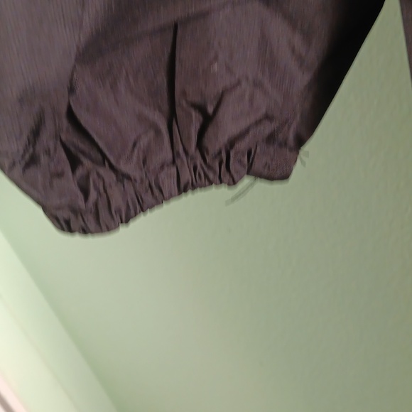 Hooded Saphirose black raincoat with case, XL, new - Picture 8 of 11